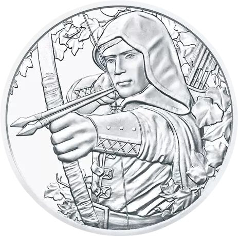 Moneda Argint: 1 oz Robin Hood 825th Anniversary Silver 2019