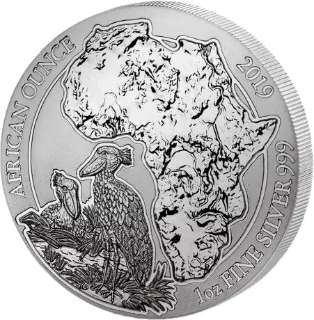 Moneda Argint: 1 oz Rwanda Shoebill Silver 2019