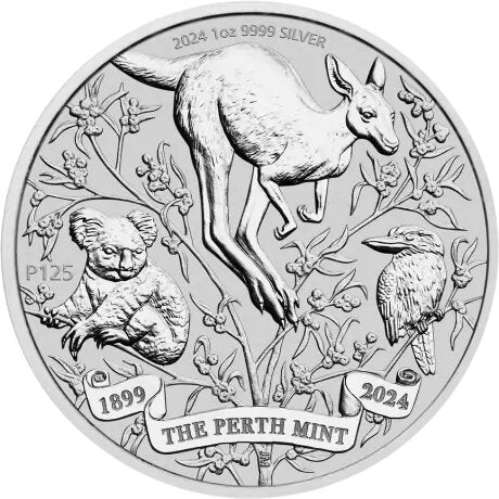 Moneda Argint: 1 oz Perth Mint 125th Anniversary 2024
