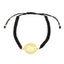 Bratara Aur 14k Snur Negru cu Banut - SORELLY