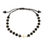 Bratara Aur 14k Snur Onix si Cruce - SORELLY