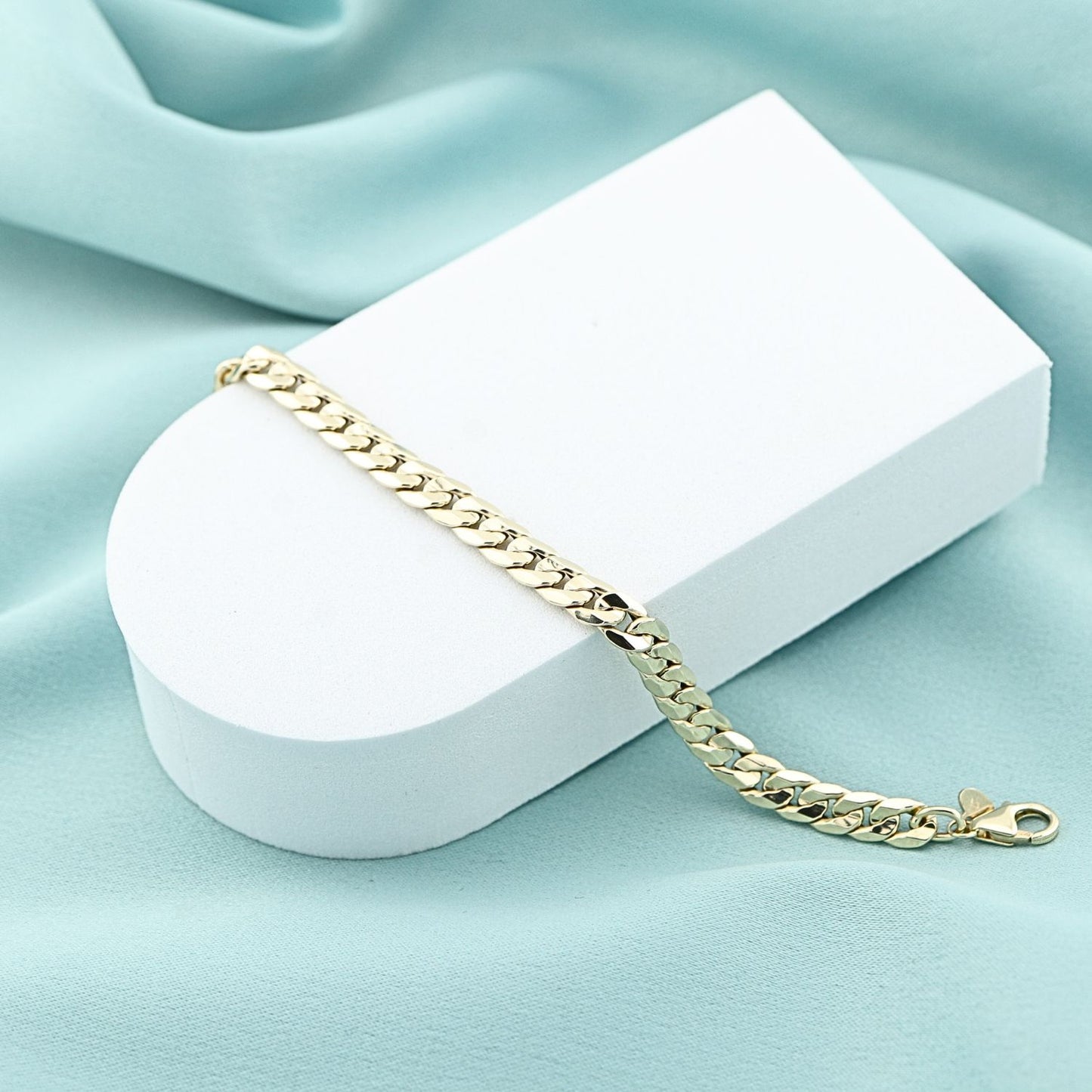 Bratara Aur 14k Zale Clasice Cuban - SORELLY