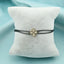 Bratara Aur Snur 14k Floare cu Pietre Zirconia