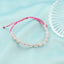 Bratara Snur cu Bile Aur 14k si Cuart Roz 5mm - SORELLY