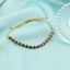 Bratara Snur cu Bile de Aur 14k si Hematit Maro 4mm - SORELLY