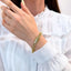 Bratara Argint Cuban Link cu Pietre Zirconia