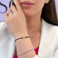 Bratara Aur 14k Snur Inima cu Infinit