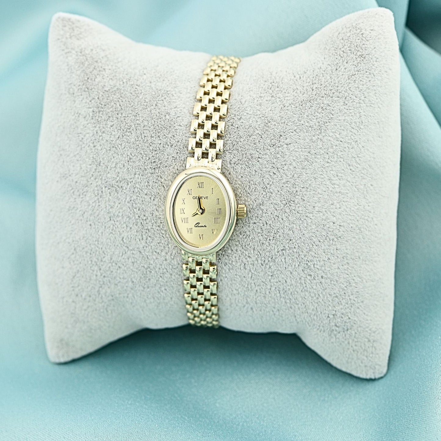 Ceas Aur 14k Geneve Cadran Oval - SORELLY