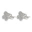 Cercei Argint Floare cu Pietre Zirconia 8mm
