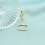 Cercei Argint Golden Huggie Hoops - SORELLY
