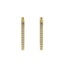 Cercei Argint Golden Huggie Hoops - SORELLY