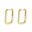 Cercei Argint Golden Huggie Hoops - SORELLY