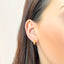Cercei Argint Placat cu Aur Veriga Model Geometric - SORELLY