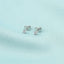 Cercei Aur 14k Alb cu Diamant 0.060ct - SORELLY