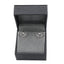 Cercei Aur 14k Alb cu Diamante 0.125ct