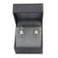 Cercei Aur 14k Alb cu Diamante 0.313 ct si Smaralde - SORELLY