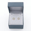 Cercei Aur 14k Cerc cu Diamante 0.049ct