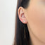 Cercei Aur 14k Fir Aripi de Fluture - SORELLY