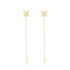 Cercei Aur 14k Fir Floare - SORELLY
