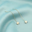 Cercei Aur 14k Fir cu Stea - SORELLY