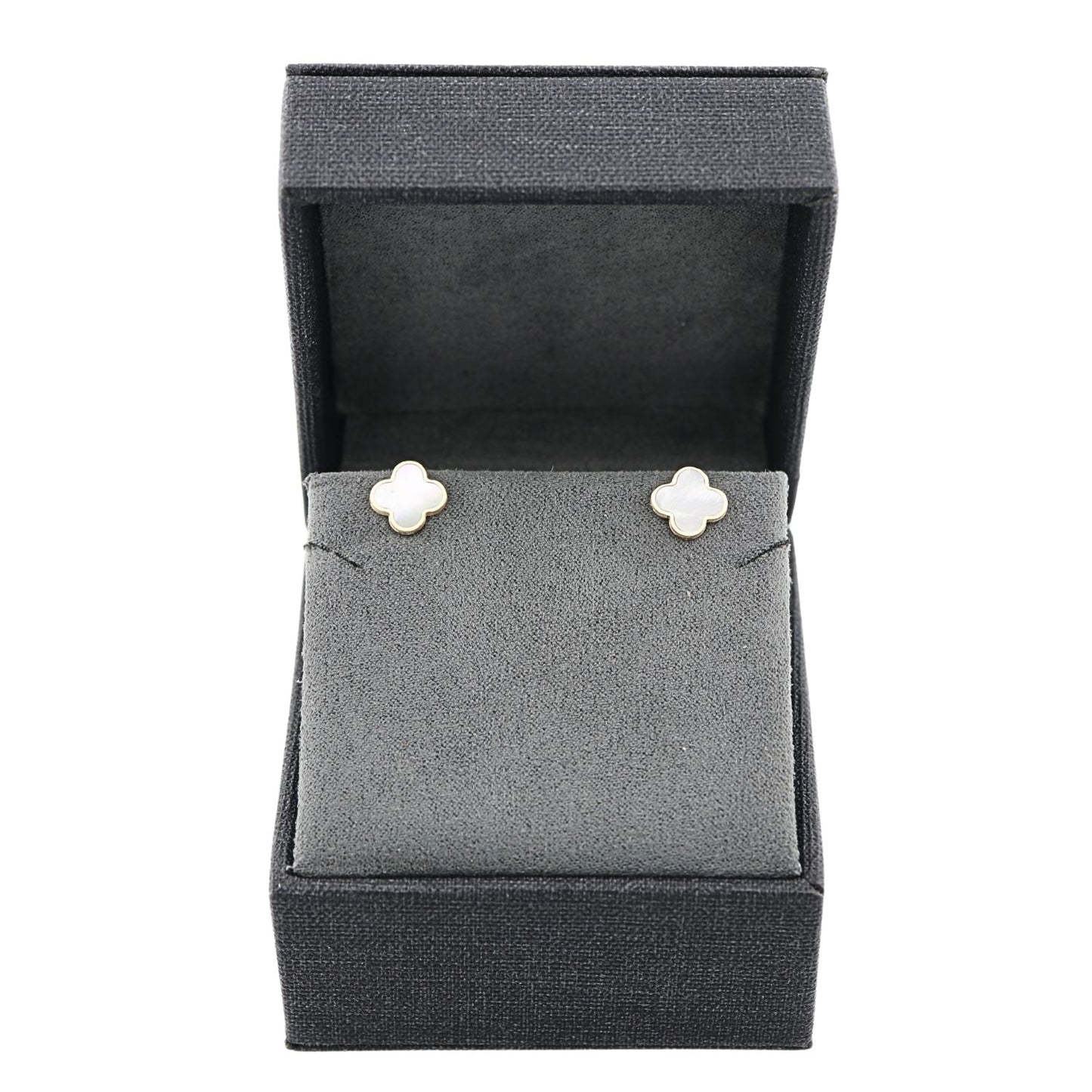 Cercei Aur 14k Floare cu Sidef - SORELLY