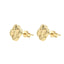 Cercei Aur 14k Floare cu Striatii - SORELLY