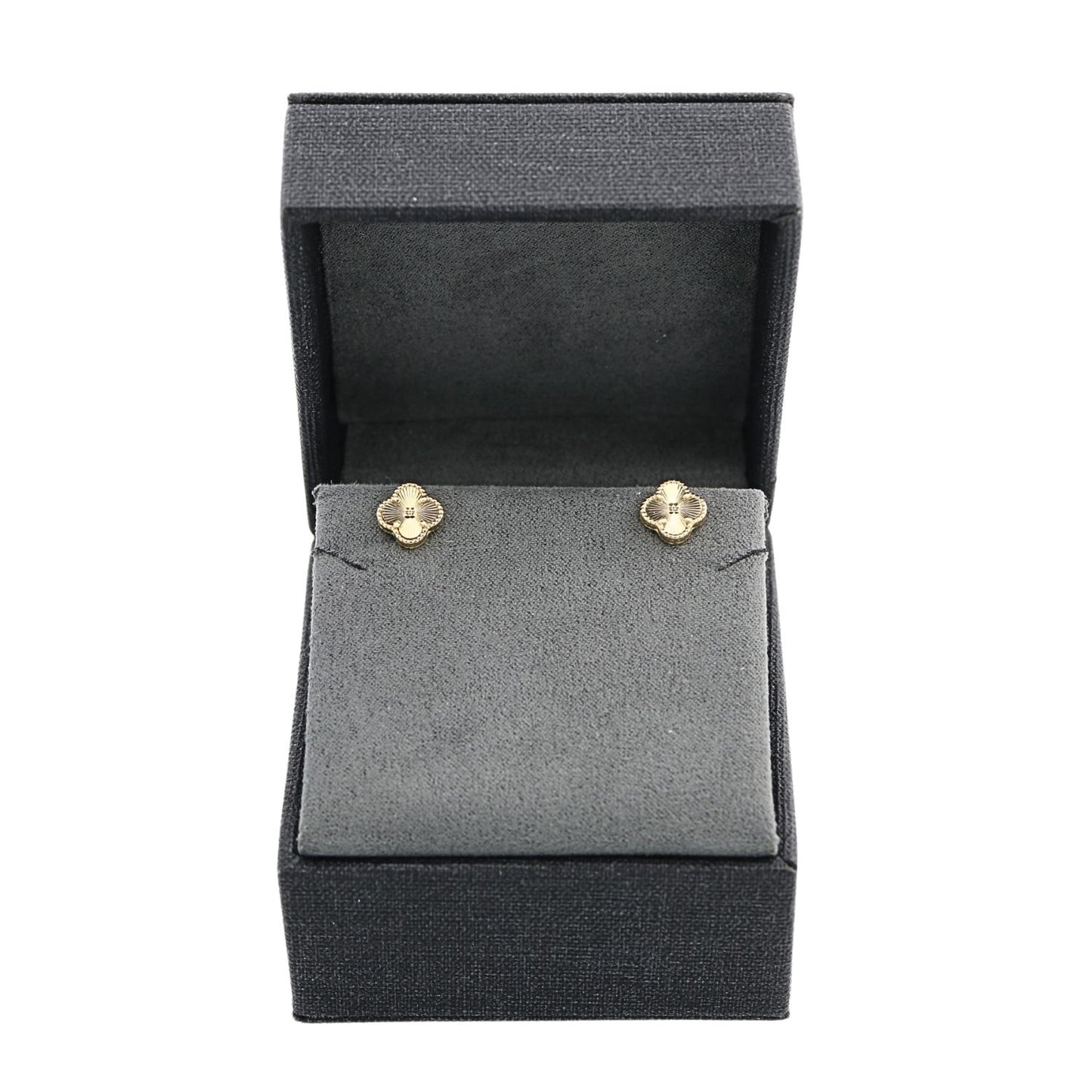 Cercei Aur 14k Floare cu Striatii - SORELLY