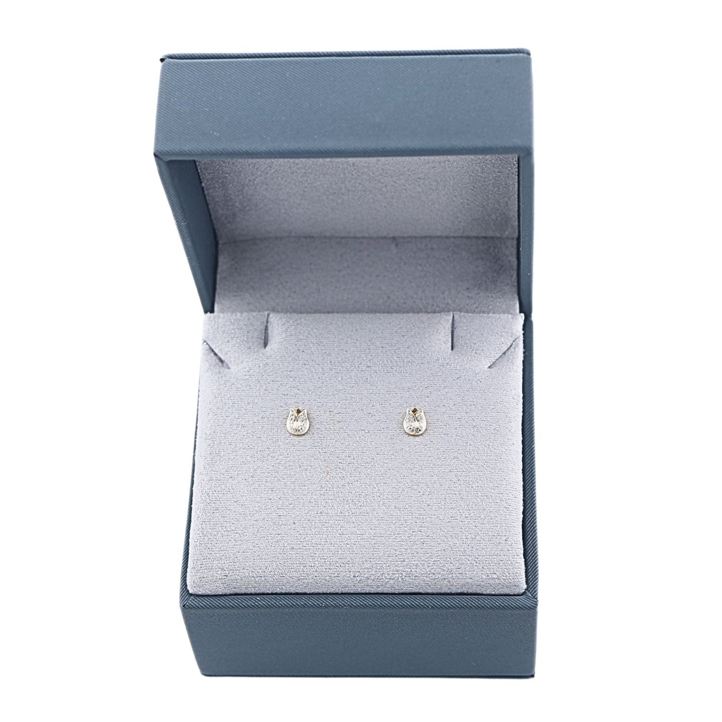 Cercei Aur 14k Lalea cu Diamante 0.053ct