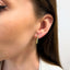 Cercei Argint Golden Huggie Hoops - SORELLY