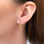 Cercei Aur 14k cu Elemente Rotunde - SORELLY
