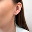 Cercei Aur 14k Fir Tennis cu Pietre Albe - SORELLY