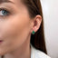Cercei Aur 14k Floare Malachit - SORELLY
