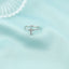 Inel Aur 14k Alb Cruce cu Diamante 0.020ct - SORELLY