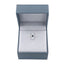 Inel Aur 14k Alb cu Diamante 0.016ct si Safir 0.396ct - SORELLY