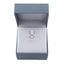 Inel Aur 14k Alb cu Diamante 0.030ct si Acvamarin 0.450ct