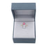 Inel Aur 14k Roz cu Diamante 0.045ct si Topaz 1.600 ct