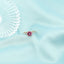 Inel Aur 14k Roz cu Diamante 0.045ct si Topaz 1.600 ct