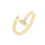 Inel Aur 14k Cui cu Pietre Albe - SORELLY