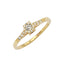 Inel de Logodna Aur 14k cu Diamante 0.131ct