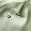 Inel Aur 14k Eternity cu Rubin 0.293 ct