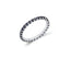 Inel Aur 14k Alb Tennis cu Safire 0.716ct - SORELLY