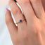 Inel Aur 14k Alb cu Rubin 0.150ct si Diamante 0.045ct