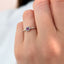 Inel Aur 14k Alb cu Rubin 0.150ct si Diamante 0.045ct