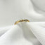 Inel Aur 14k cu Nituri si Model Geometric