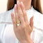 Inel Aur 14k cu Charm Inima