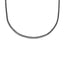 Lant Argint Tennis 3mm cu Pietre Negre