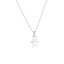 Lant Aur 14k Alb Baietel cu Diamant 0.0033ct - SORELLY