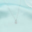 Lant Aur 14k Alb Baietel cu Diamant 0.0033ct - SORELLY