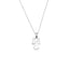 Lant Aur 14k Alb Fetita cu Diamant 0.0033ct - SORELLY