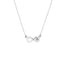 Lant Aur 14k Alb Infinit cu Diamant 0.005ct - SORELLY